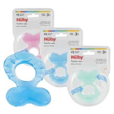 Nuby Teethe-eez Silicone Teether 1 count