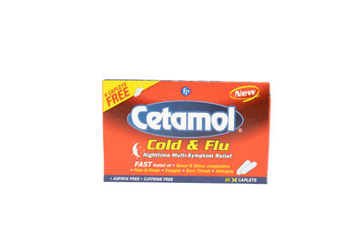 Cetamol Cold And Flu Night Time 20 Capsules