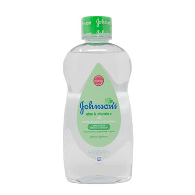 Johnson's Baby Oil with Aloe Vera & Vitamin E 14 fl oz