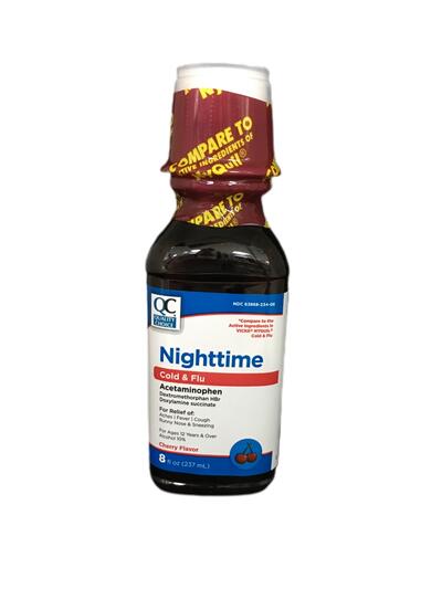 Quality Choice Night Time Cold & Flu 8oz