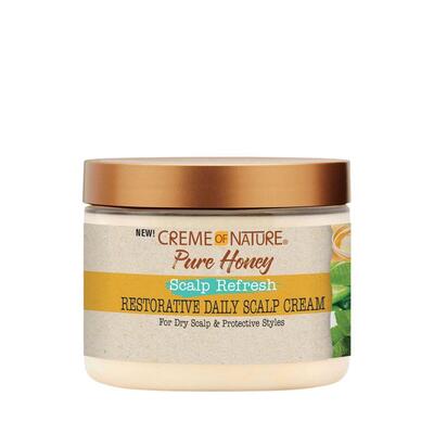 Creme of Nature Pure Honey Scalp Refresh Restorative Daily Scalp Cream 4.7oz