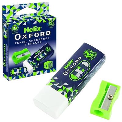 Helix Oxford Pencil Sharpener & Eraser