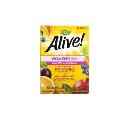 Alive Womens 50 Plus Multi Vitamin Mineral 50 Tabs