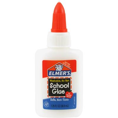 Elmer's Washable School Glue White 1.25 oz