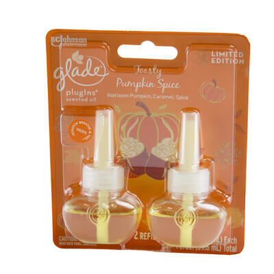 Glade Plug ins Oil Refill Pumpkin Spice 0.67fl oz 2ct