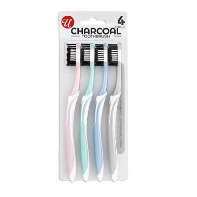 Charcoal Toothbrush Medium 4pc