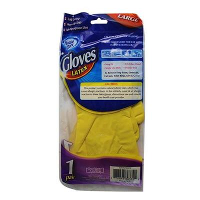 House Care Latex Household Gloves Large 1 pair