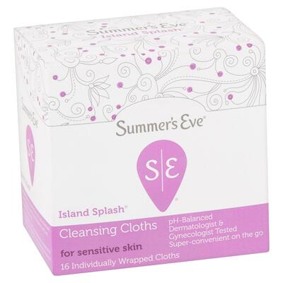 Summer's Eve Cleansing Cloths Island Splash 16 count