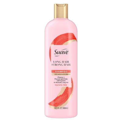 Suave Long Hair Moisturize Sulfate Free Shampoo 16oz