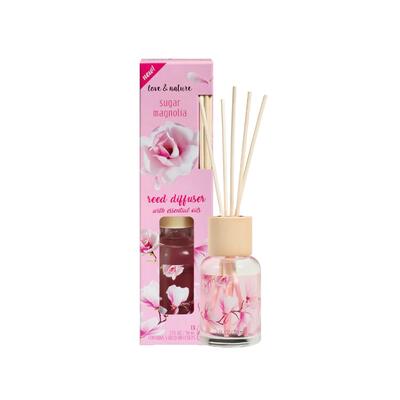 Love & Nature Sugar Magnolia 2oz Reed Diffuser