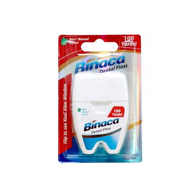 Binaca Dental Floss Mint 100 yards