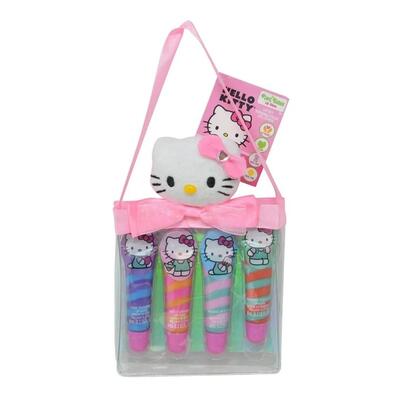 Hello Kitty Lip Gloss In Bag 4pk