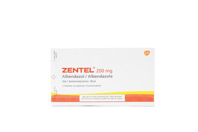 Zentel Tablet 2 pk