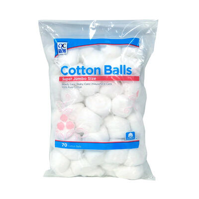 QC Cotton Balls Super Jumbo Size 70 count