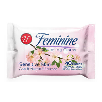 U Feminine Cleansing Cloths 40 count