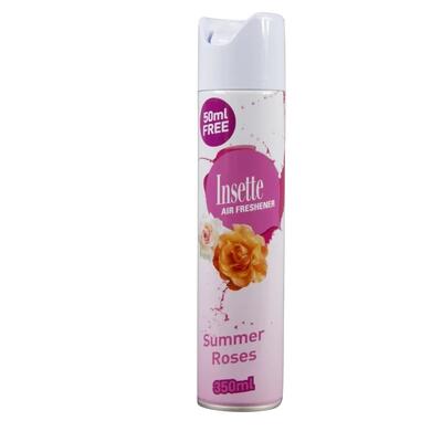 Insette Air Freshener Aerosol Summer Roses 350ml