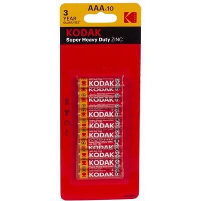 Kodak Super Heavy Duty Zinc AAA Batteries