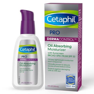 Cetaphil Pro Oil Absorbingl Moisturizer For Oily Skin Spf 30 4oz