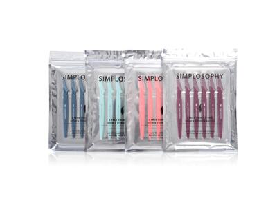 Donnamax Simplosophy Precision Bikini & Eyebrow Razor 6 pack