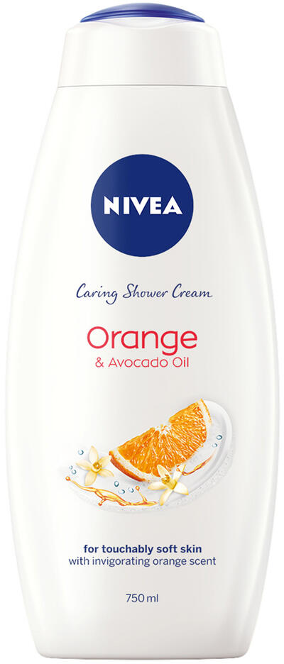 Nivea Orange & Avocado Oil Shower Cream 750ml