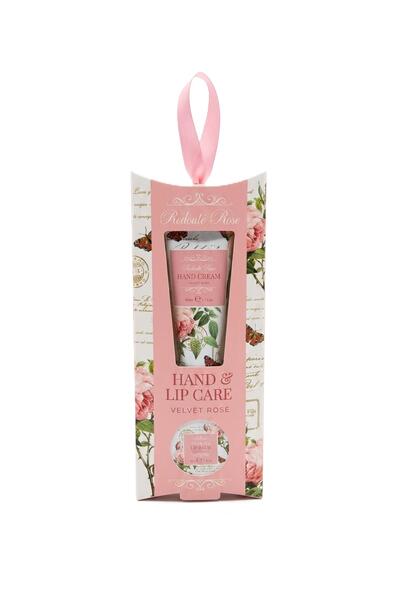 Redoute Rose Hand And Lip Care Velvet Rose 2 pieces