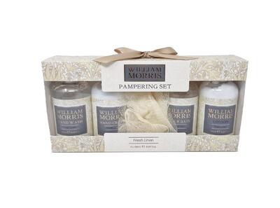 William Morris Artichoke Pampering Set Fresh Linen