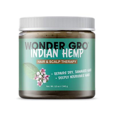 Wonder Gro Indian Hemp Hair & Scalp Therapy 12oz