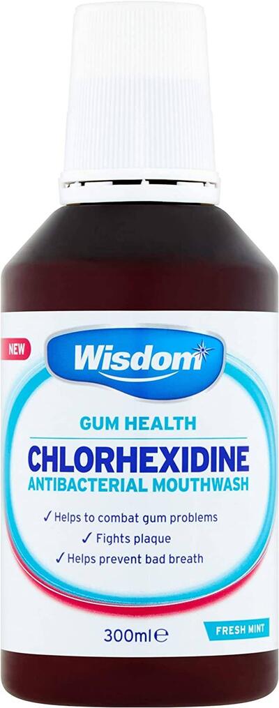 Wisdom Gum Health Chlorexidine Mouthwash Fresh Mint 300ml