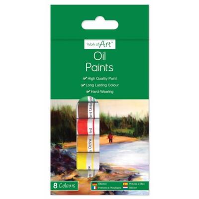 Work Of Art Oil Paint 8pk