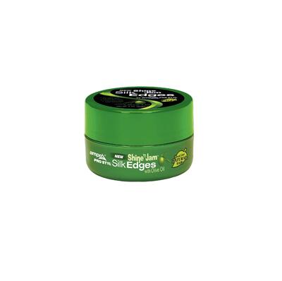 Ampro Pro Styl Shine'n Jam Silk Edges With Olive Oil 2oz