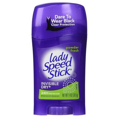 Lady Speed Stick Antiperspirant Deodorant Invisible Dry Powder Fresh 1.40oz