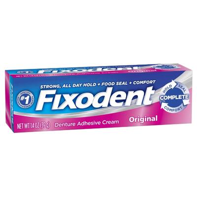 Fixodent Denture Adhesive Cream Original 1.4oz