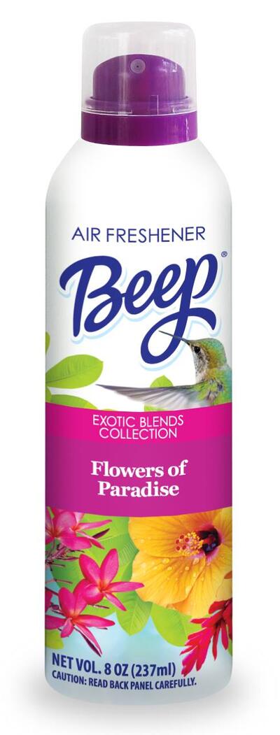 Beep Air Freshener Flowers Of Paradise 8oz