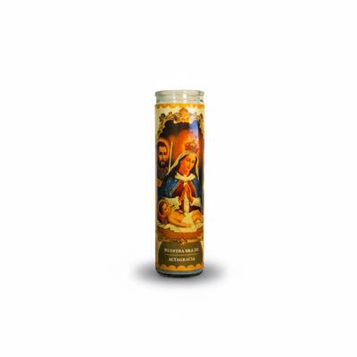 7 Days Nuestra Sra Altagracia White Candle