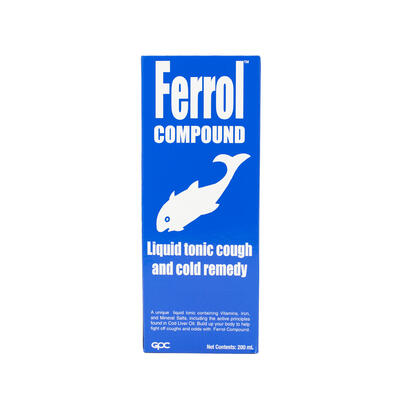 Ferrol Compound Liquid Tonic Cough And Cold Remedy 200ml