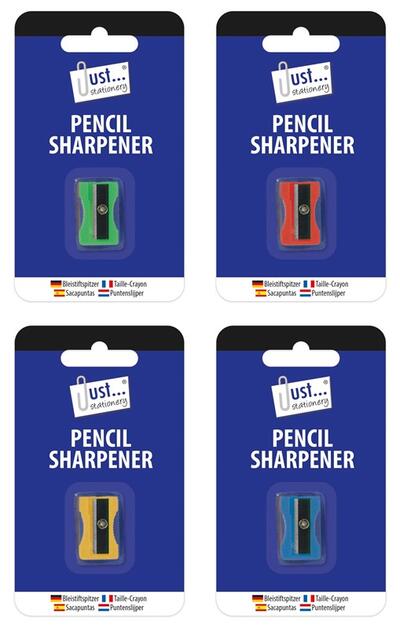Plastic Pencil Sharpener 1ct