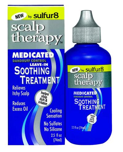 Sulfur 8 Scalp Therapy Medicated Leave-In Soothing Treatment 2.5oz