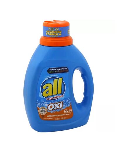 All Laundry Detergent Liquid With Oxi Stain Removers & Whiteners 36oz