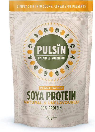 Pulsin Soya Protein Powder Natural & Unflavoured 250g