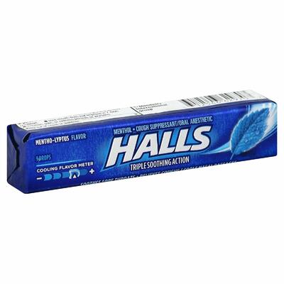 Halls Triple Soothing Action 9 Drops