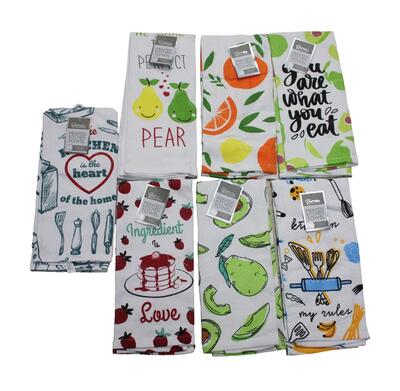 1pk Printed Kitchen Towel