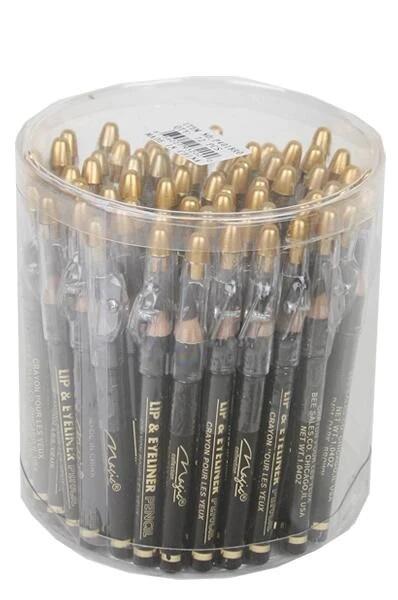 Magic Mini Eyeliner Pencil With Sharpener Dark Brown/Black 1 piece