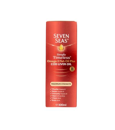 Seven Seas Pure Extra High Strength Cod Liver Oil 300 ml