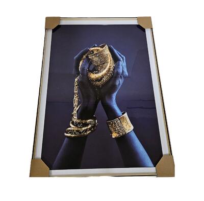 Black Hands Holding Jewellery Frame 50x70 1 count