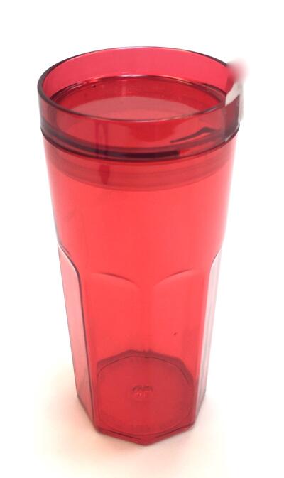 Single Wall Retro Tumbler Red 17oz