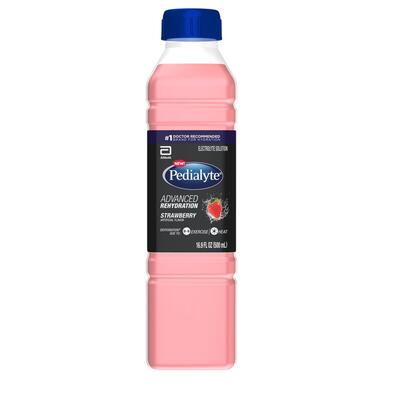 Pedialyte Advanced Hydration Strawberry 16.9 fl oz