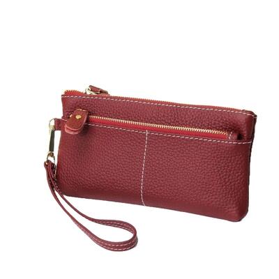 Women's Genuine Leather Wristlet Wallet Assorted