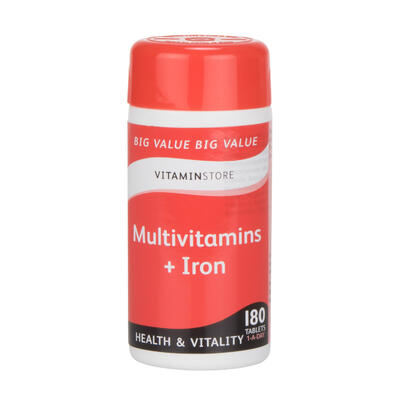 Vitamin Store Multivitamin Vitamin & Iron 180 count