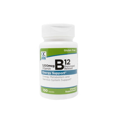 QC Vitamin B12 Energy Support 100 Tablets