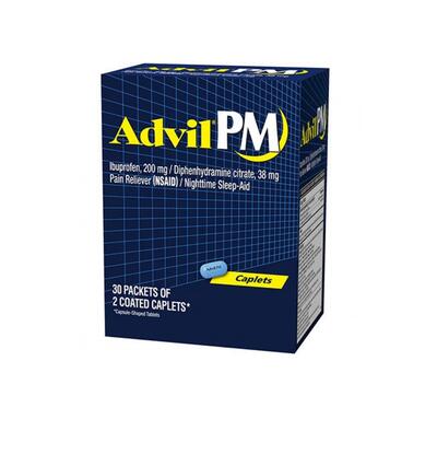 Advil PM Caplets 30x2